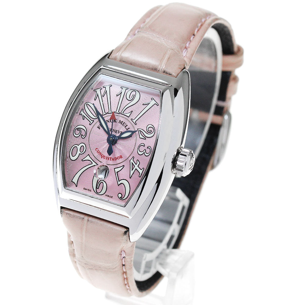 FRANCK MULLER Conquistador 8005LSC Date pink Dial Automatic Ladies Watch_863948