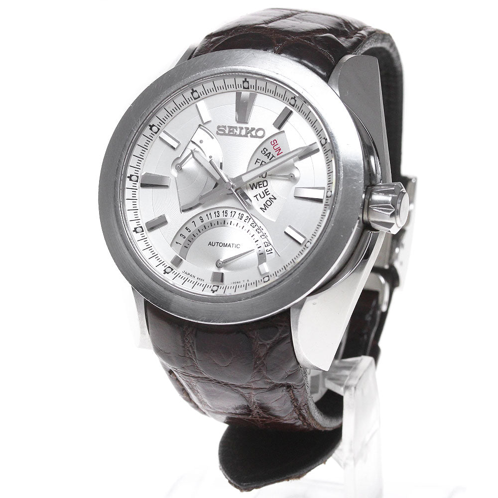SEIKO Brights Ananta Mechanical SAEC003/6R24-00A0 double retrograde Silver Dial Automatic Men's Watch_863952