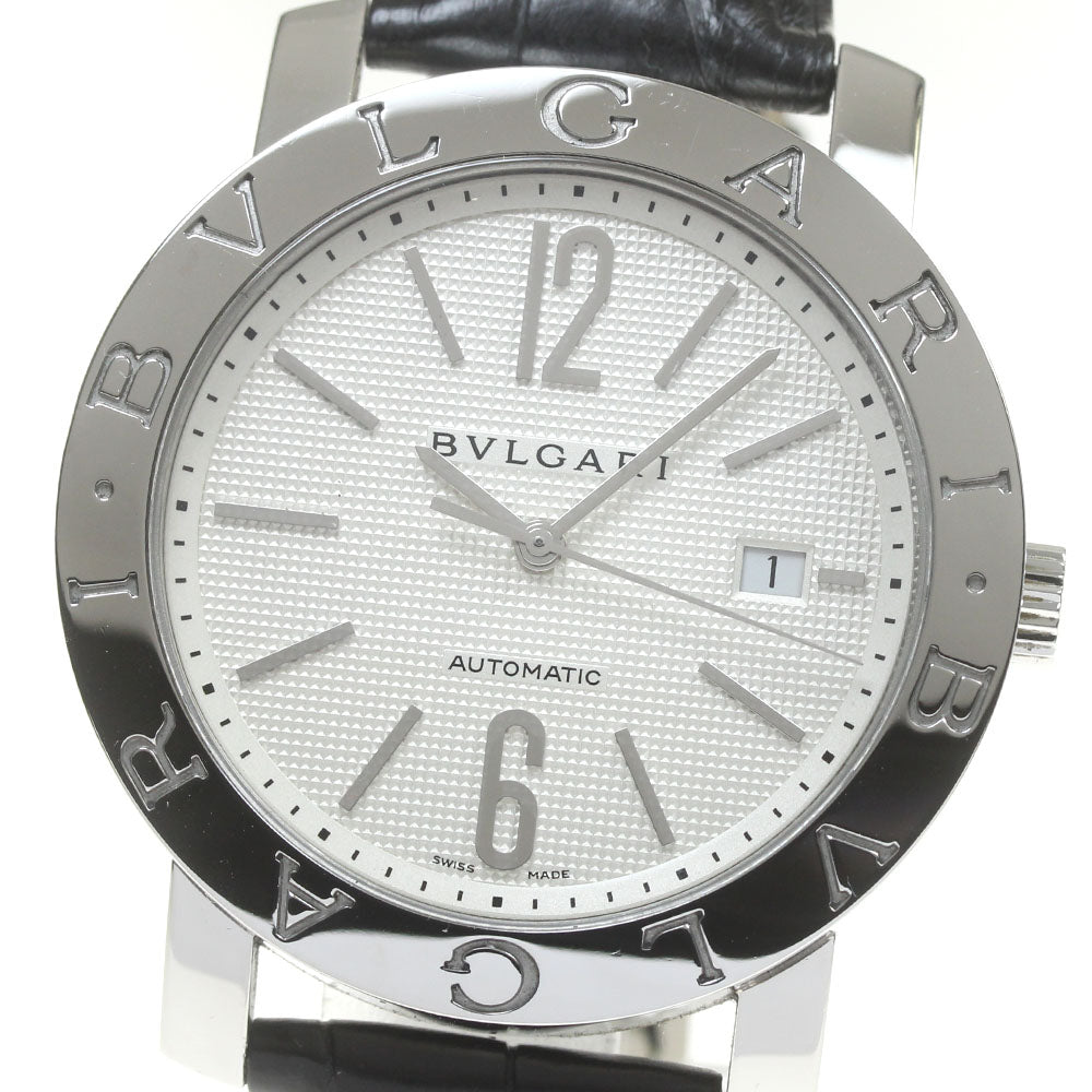 BVLGARI BVLGARIBVLGARI BB42SLAUTO Date Silver Dial Automatic Men's Watch_863953