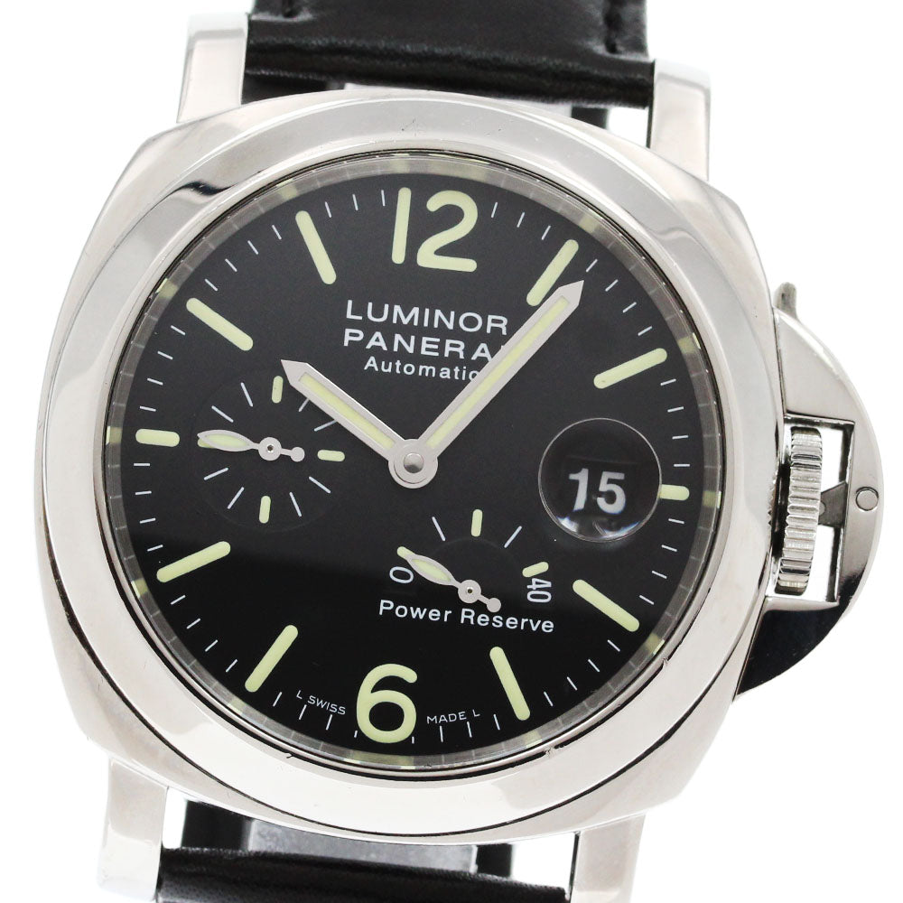 PANERAI Luminor PAM00090 Power reserve black Dial Automatic Men's Watch_863962