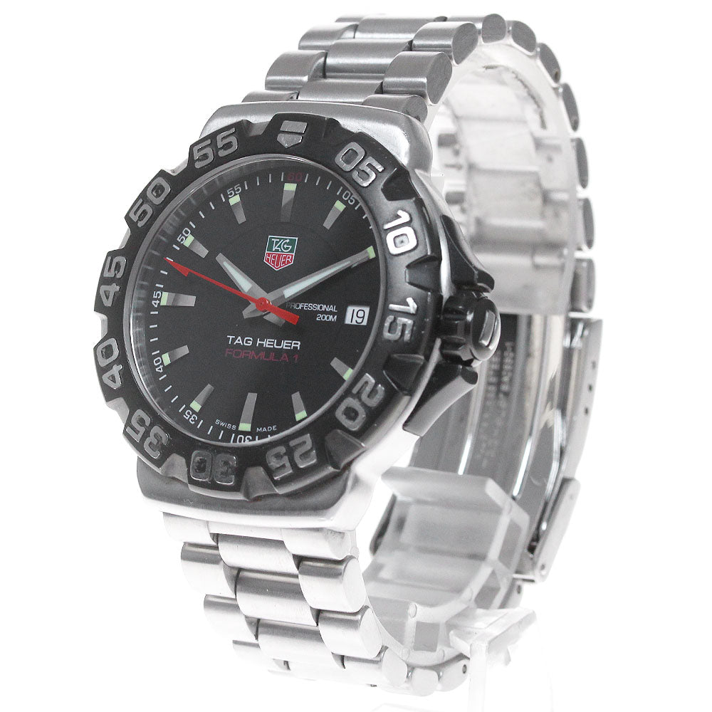 TAG HEUER Formula 1 WAH1110 Date Black Dial Quartz Men's Watch_863974
