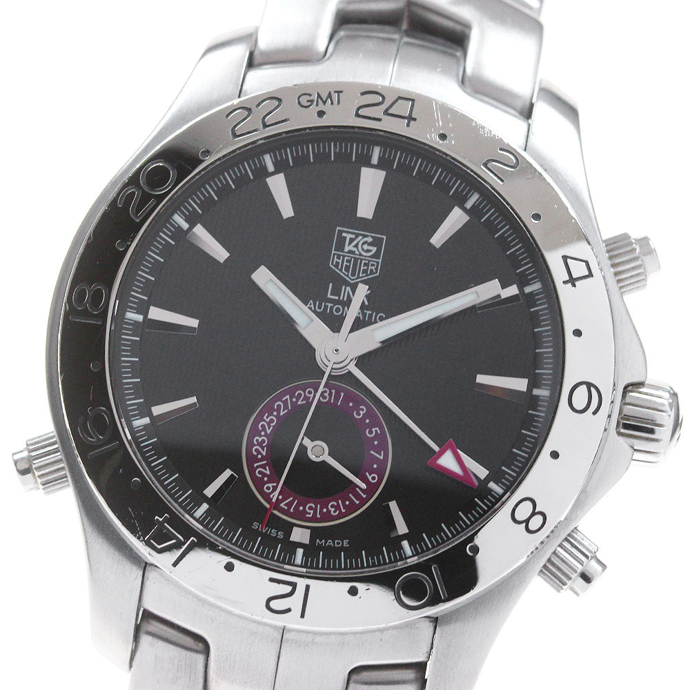 TAG HEUER Link WJF2115 GMT date black Dial Automatic Men's Watch_863975