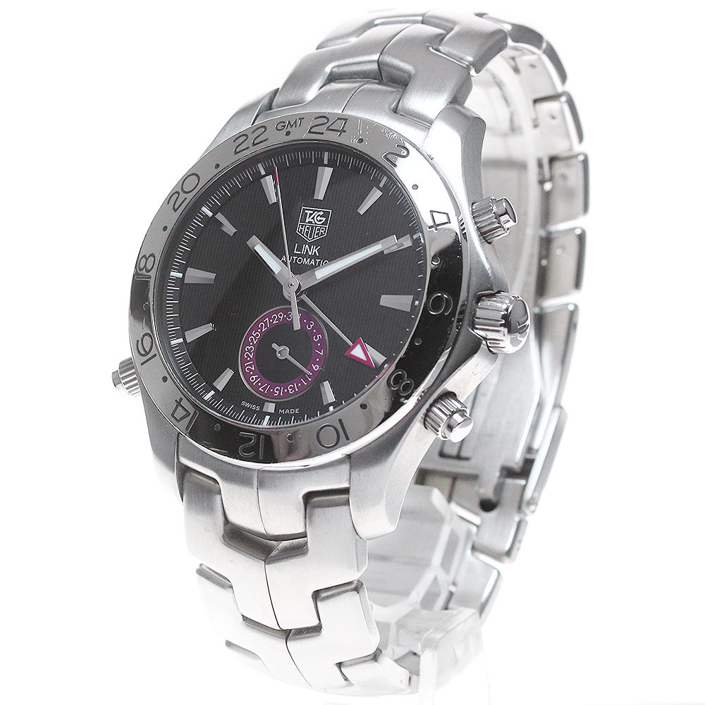 TAG HEUER Link WJF2115 GMT date black Dial Automatic Men's Watch_863975