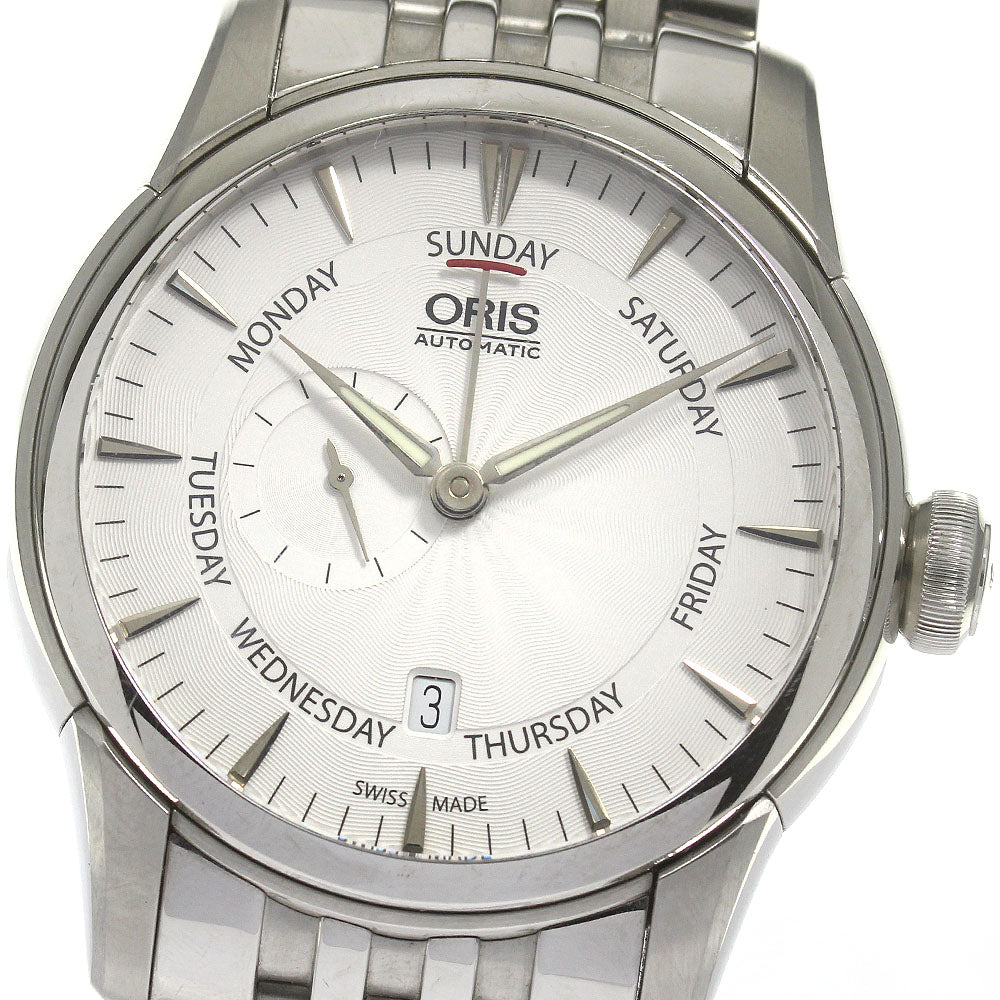 ORIS Artelier 7666 Pointer date Silver Dial Automatic Men's Watch_863976