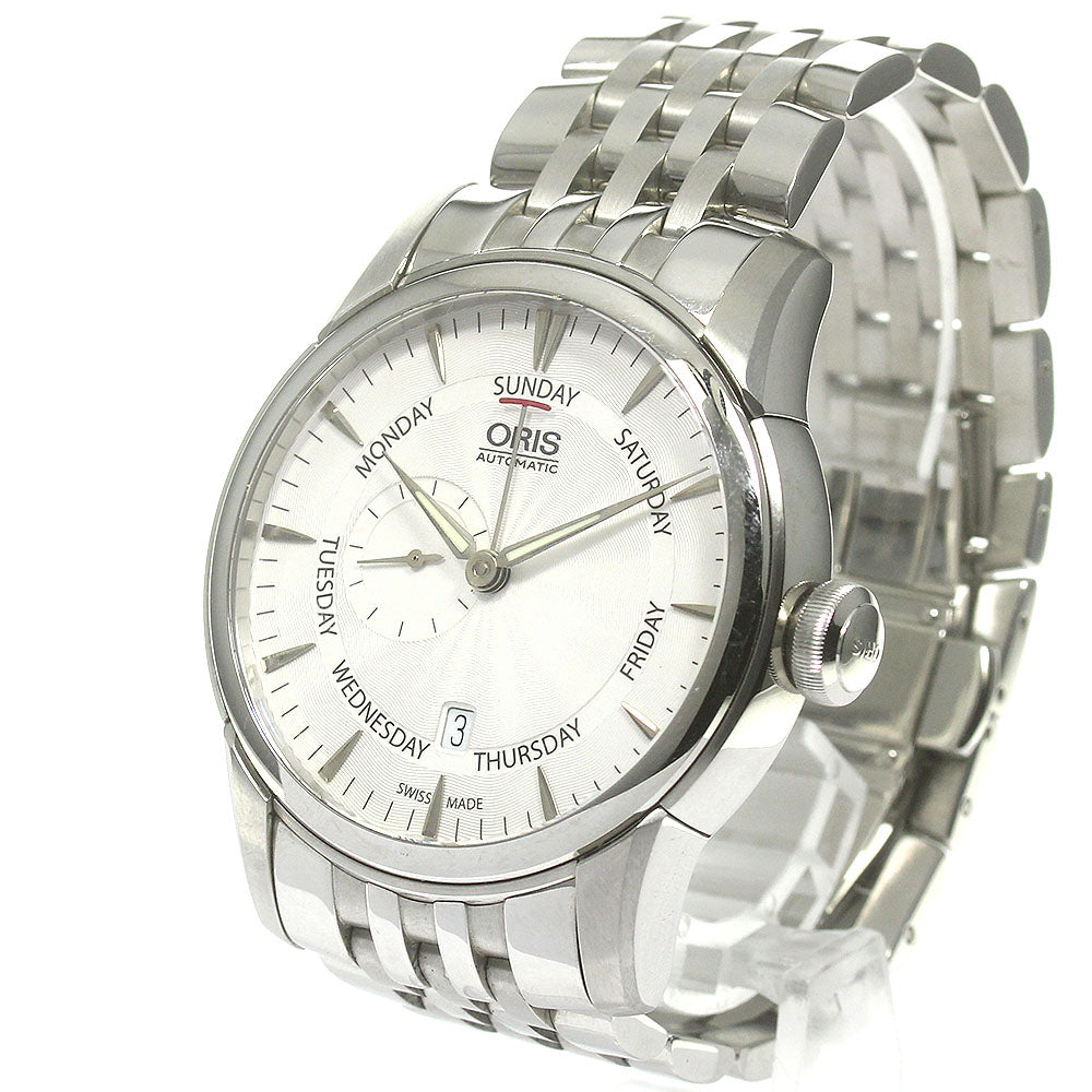ORIS Artelier 7666 Pointer date Silver Dial Automatic Men's Watch_863976