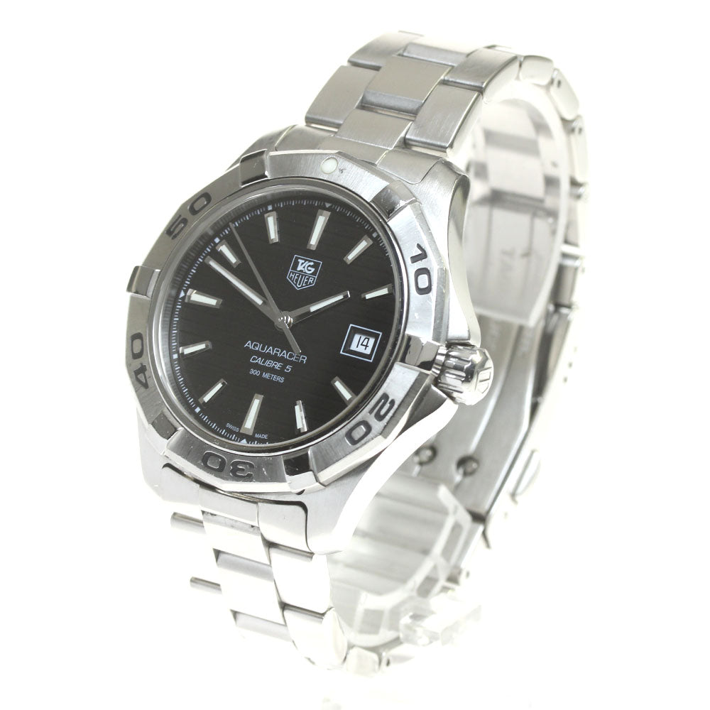 TAG HEUER Aquaracer WAP2010 Date Black Dial Automatic Men's Watch_863981