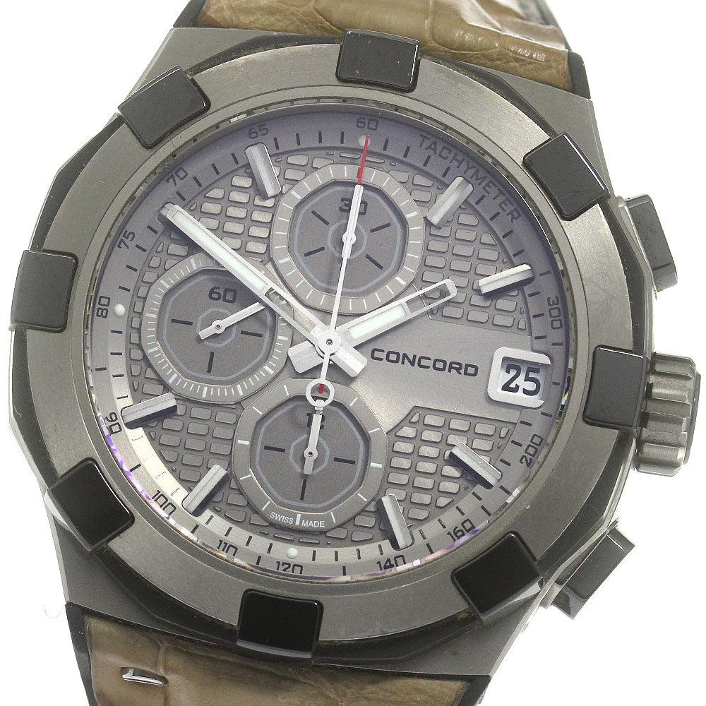 Concord C1 01.6.40.1081 Chronograph gray Dial Automatic Men's Watch_863987