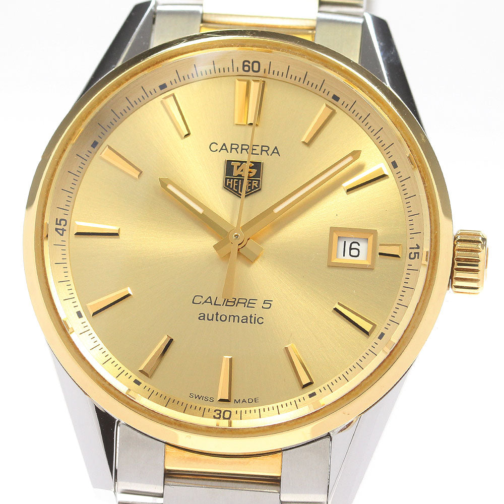 TAG HEUER Carrera WAR215A Caliber 5 gold Dial Automatic Men's Watch_863988