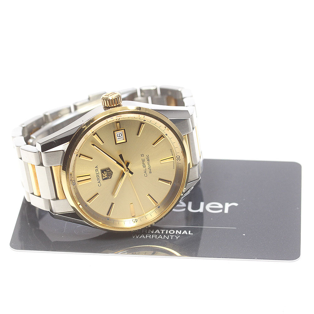TAG HEUER Carrera WAR215A Caliber 5 gold Dial Automatic Men's Watch_863988