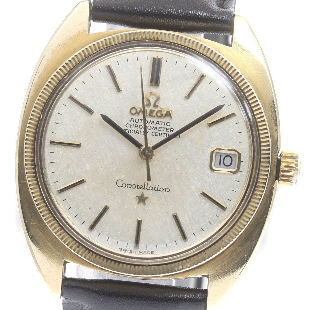 OMEGA Constellation YG Bezel Cal.564 Silver Dial Automatic Men's Watch_864004