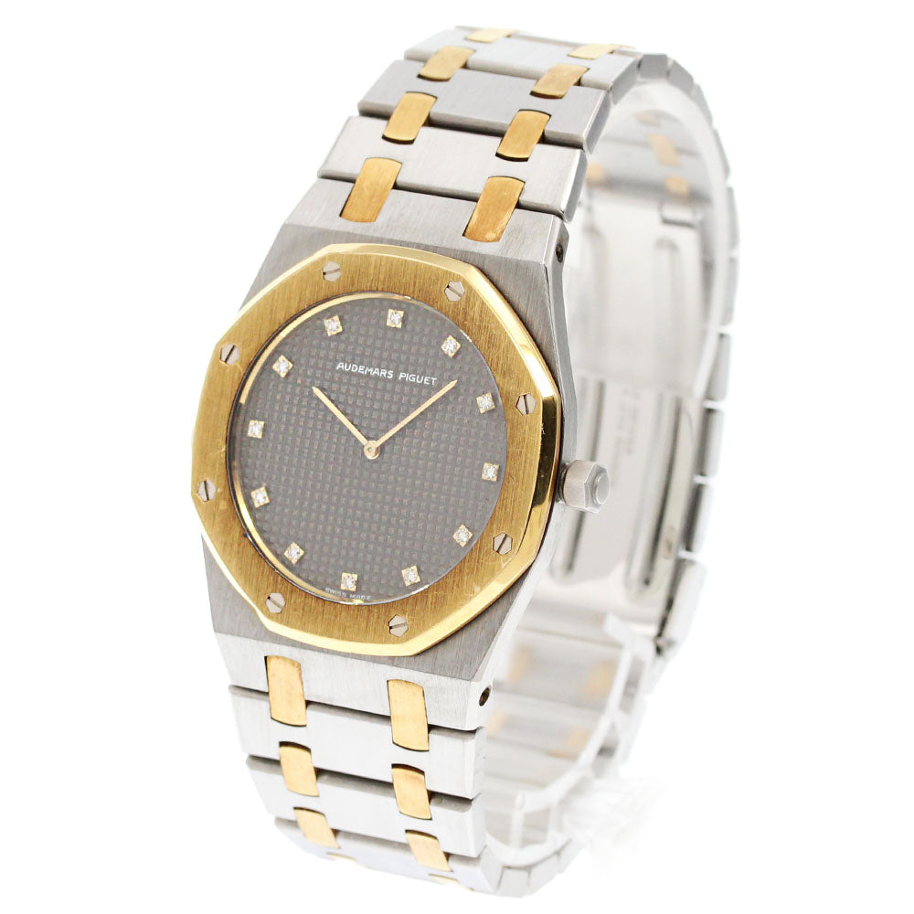 AUDEMARS PIGUET Royal oak Stainless Steel/YG 12P Diamond Quartz Men's_864018