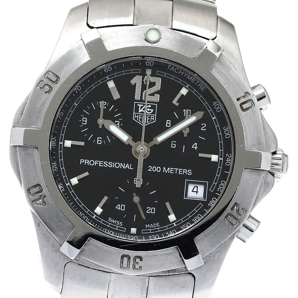 TAG HEUER Exclusive CN1110 Chronograph black Dial Quartz Men's Watch_864020