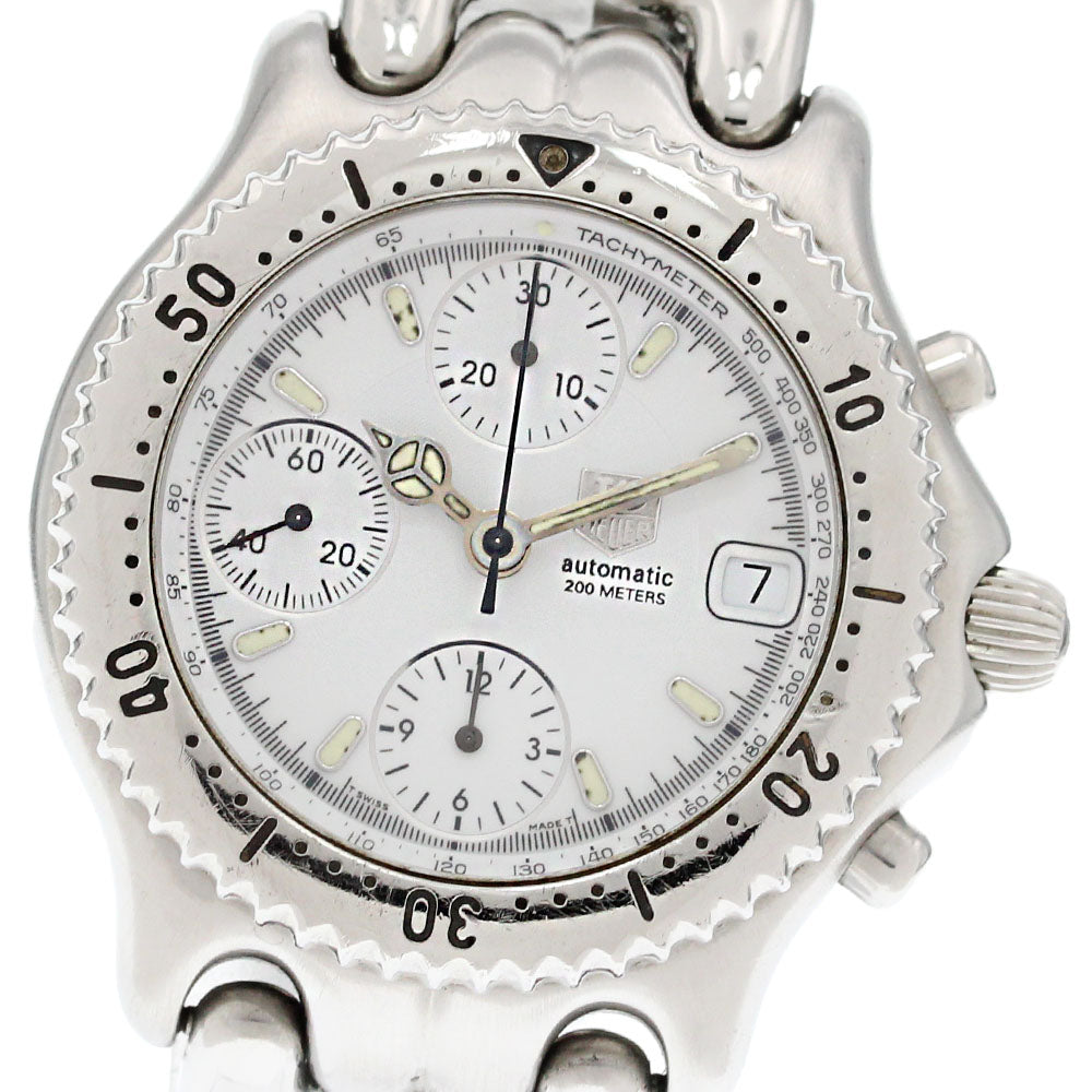 TAG HEUER S/el CG2110-R0 Chronograph White Dial Automatic Men's Watch_864088