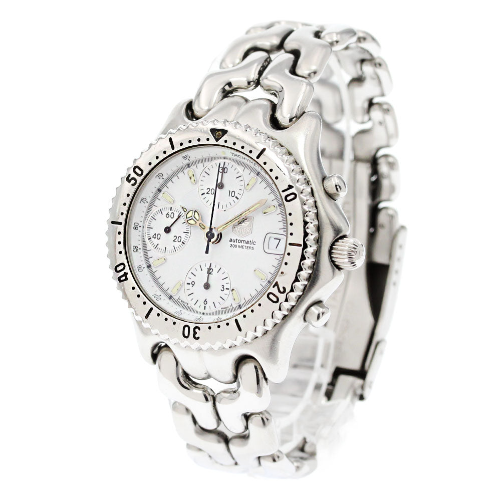 TAG HEUER S/el CG2110-R0 Chronograph White Dial Automatic Men's Watch_864088