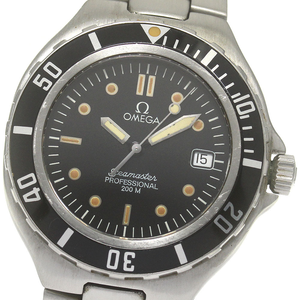 OMEGA Seamaster200 Date black Dial Quartz Men's Watch_864090