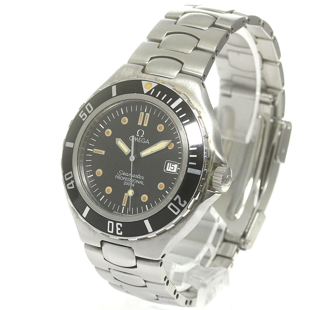 OMEGA Seamaster200 Date black Dial Quartz Men's Watch_864090