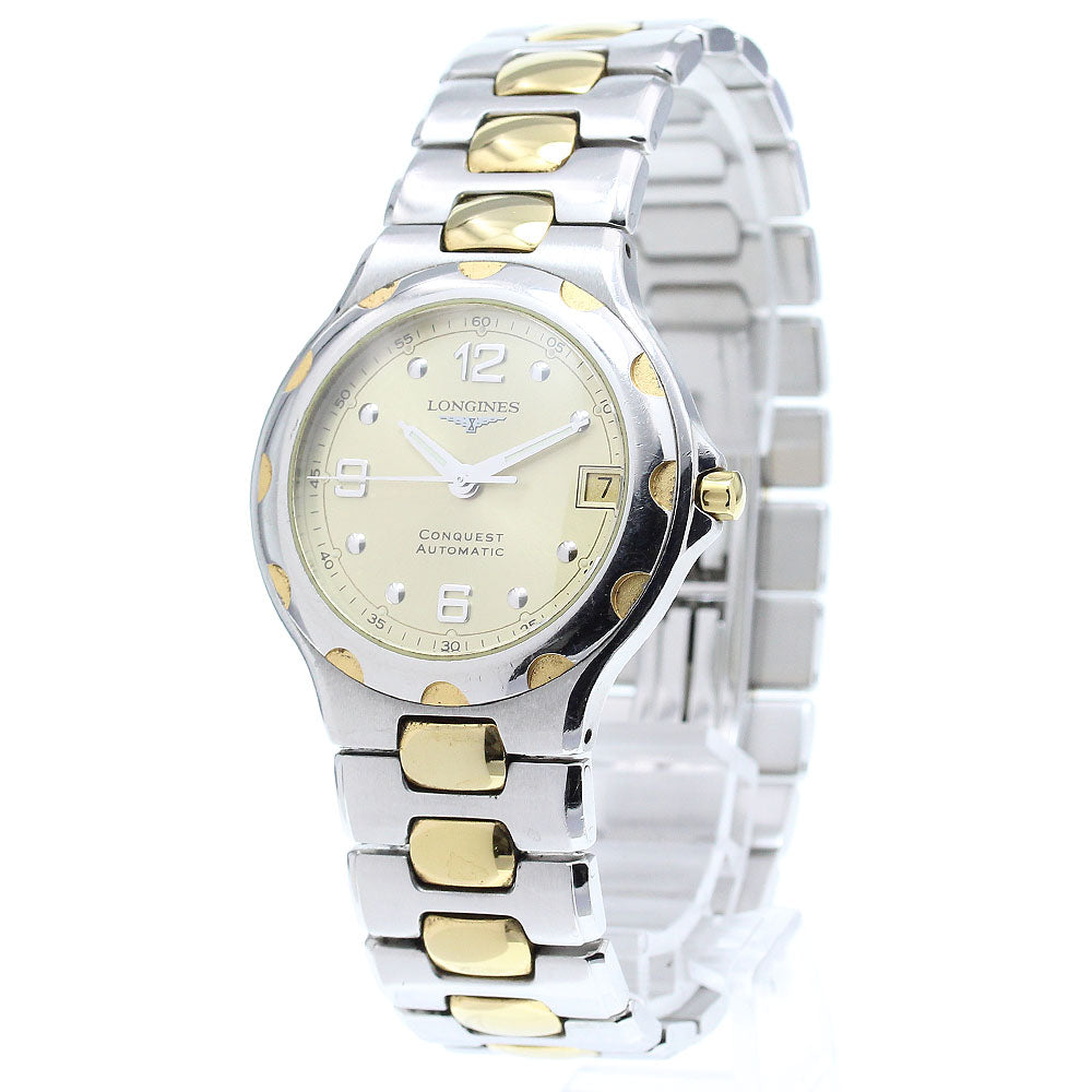 LONGINES Conquest L1.635.3 Date gold Dial Automatic Men's Watch_864094