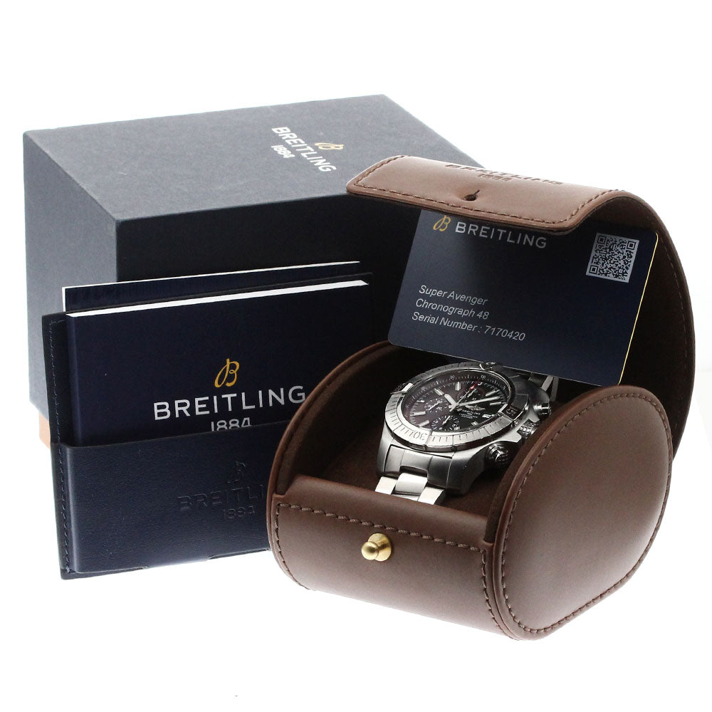BREITLING Super Avenger Chronograph 48 A13375 Date Automatic Men's Watch_864107