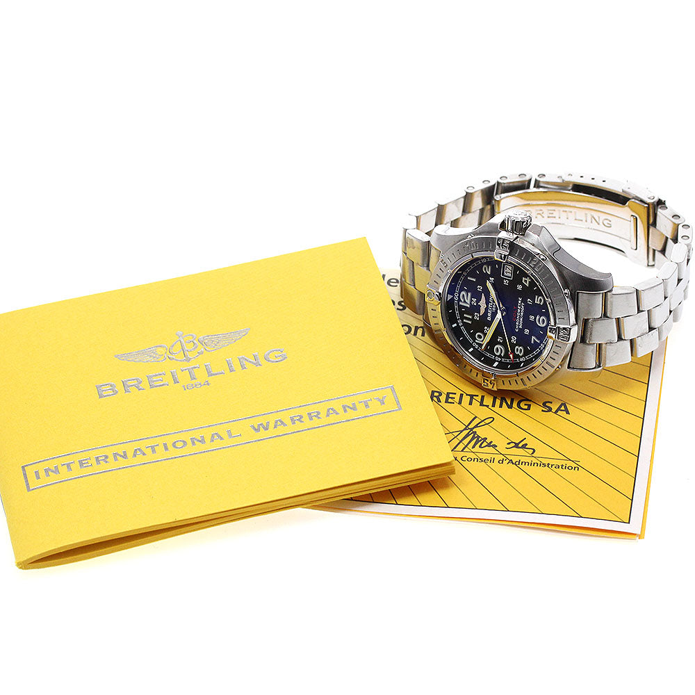 BREITLING Colt A74380 Date black Dial Quartz Men's Watch_864124