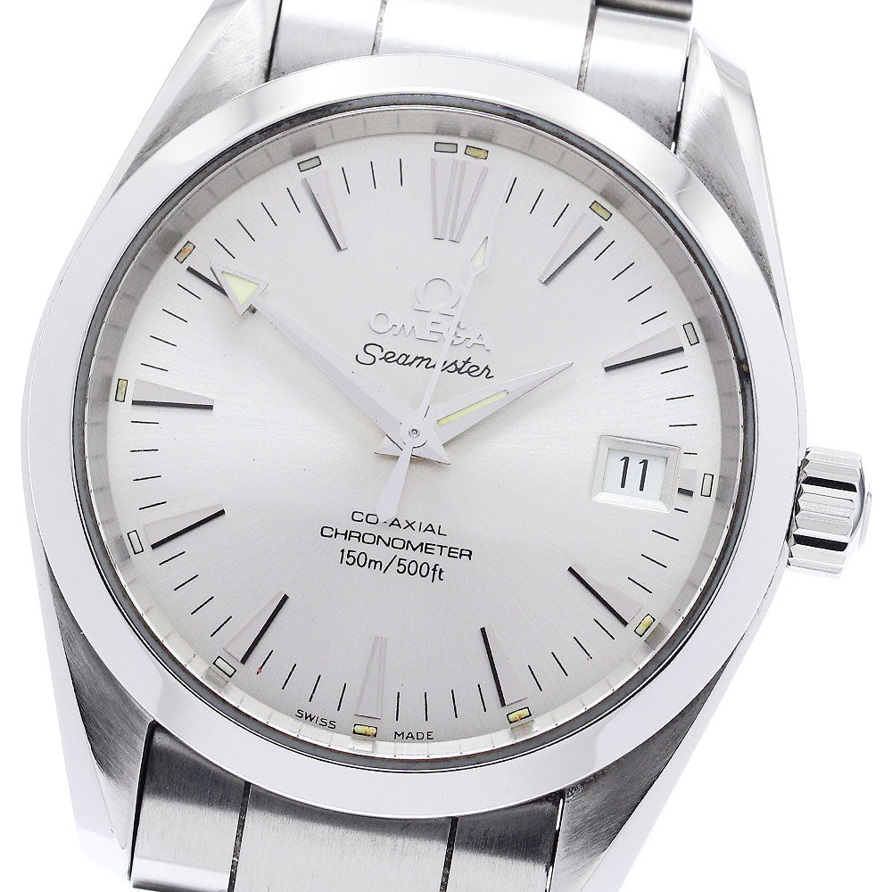 OMEGA Seamaster Aqua Terra 2504.30 Date Silver Dial Automatic Boy's Watch_864139