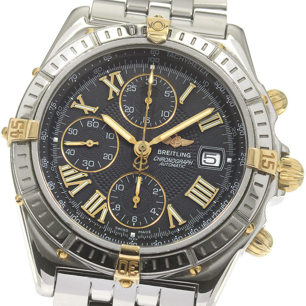 BREITLING Cross wind B13055 Chronograph black Dial Automatic Men's Watch_864146
