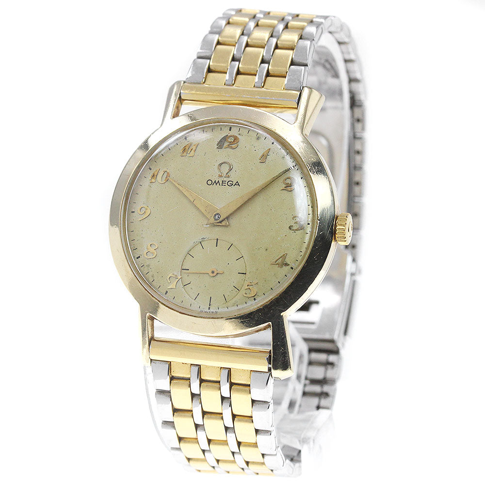OMEGA B6535 K14YG Small Second cal.361 Silver Dial Hand Winding Men's Watch_864147