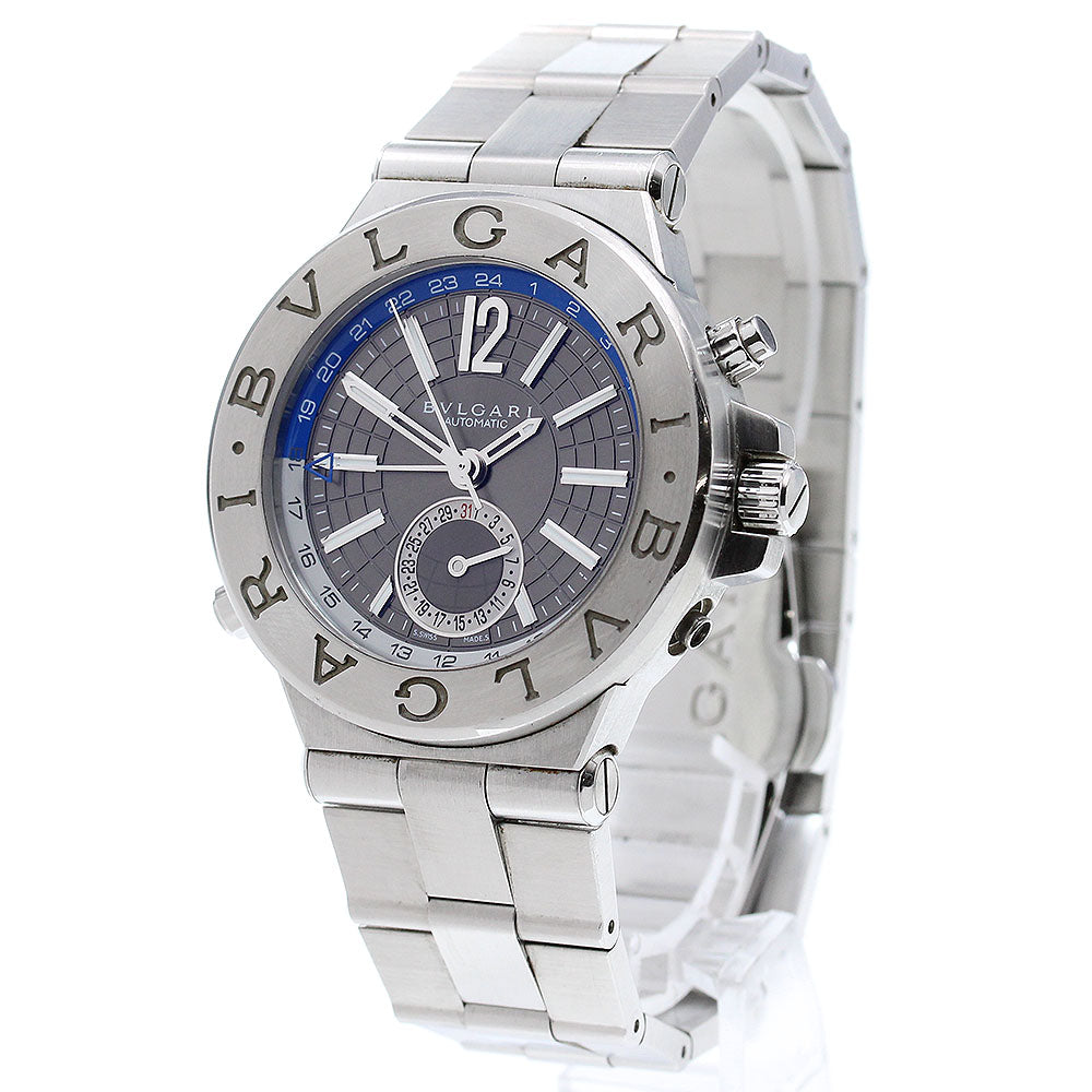BVLGARI Diagono DG40SGMT GMT date gray Dial Automatic Men's Watch_864148