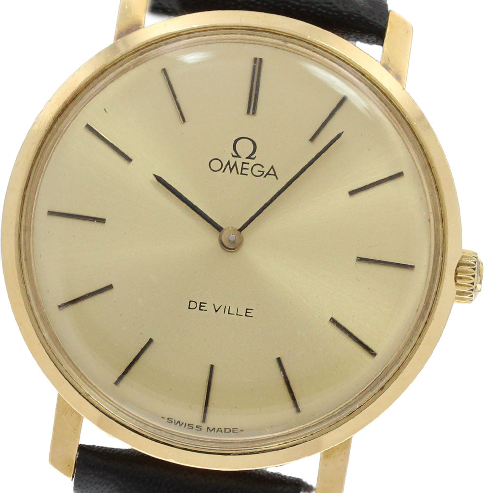 OMEGA De Ville K18YG Vintage gold Dial Hand Winding Men's Watch_864182