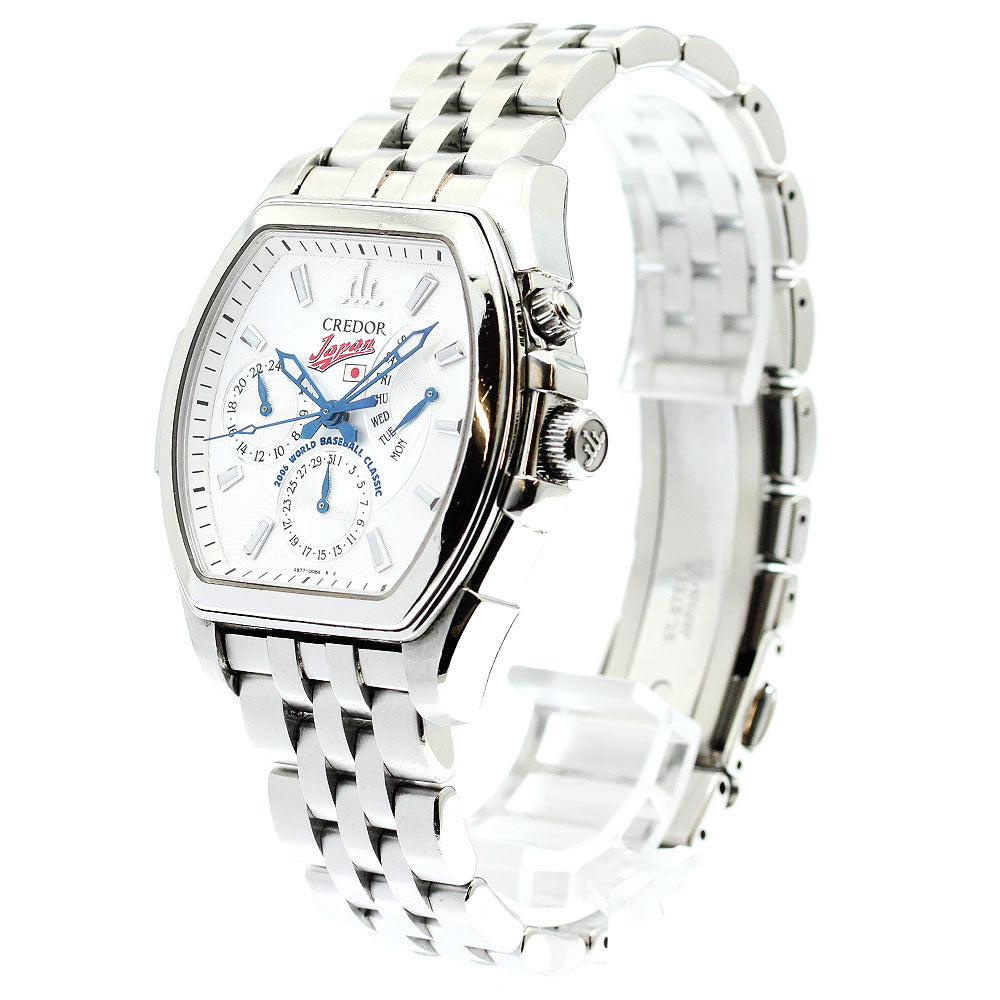 SEIKO CREDOR Pacificique GCBG975/4S77-00B0 2006 WBC commemorative model Silver Dial Automatic Men's Watch_864185