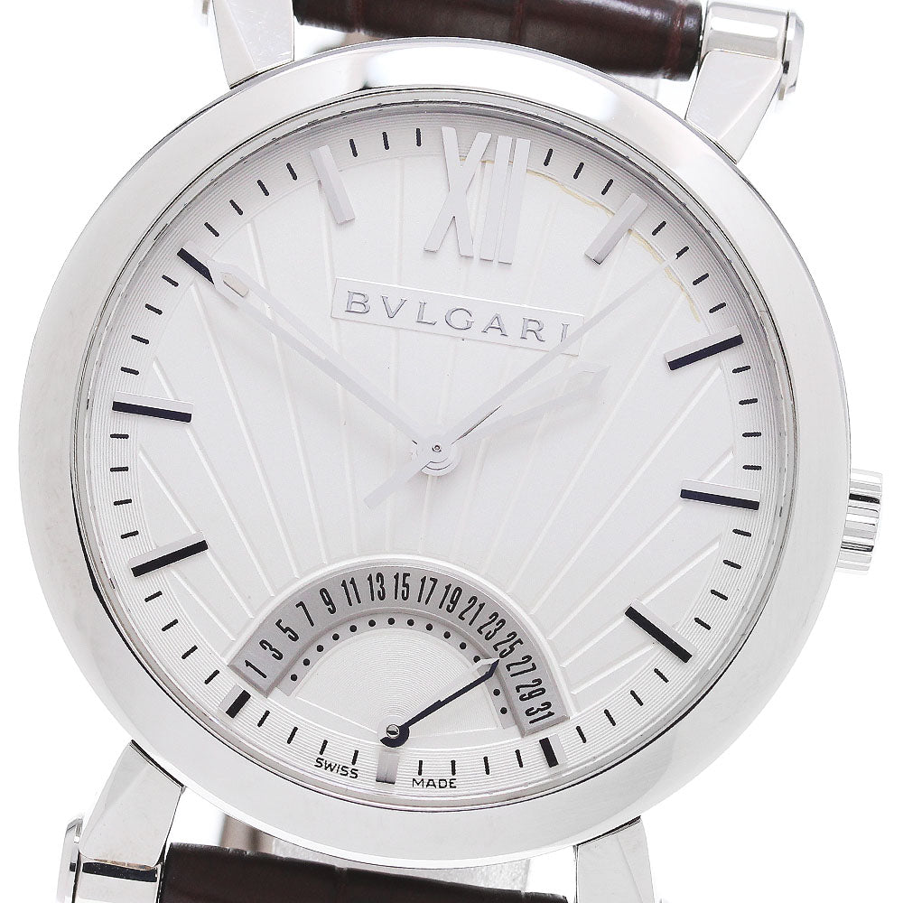 BVLGARI Sotirio SB42SDR Retrograde 125th Anniversary Model white Dial Automatic Men's Watch_864189