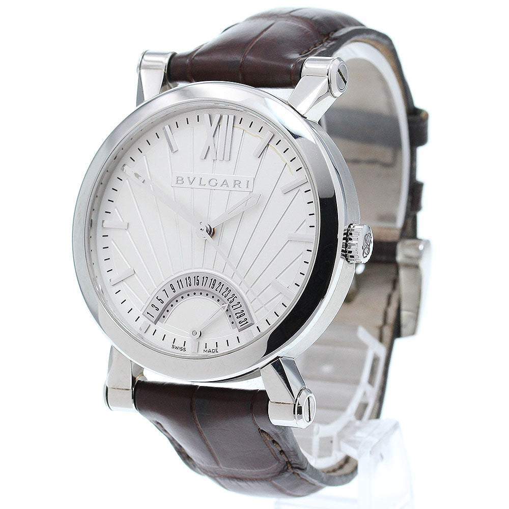 BVLGARI Sotirio SB42SDR Retrograde 125th Anniversary Model white Dial Automatic Men's Watch_864189