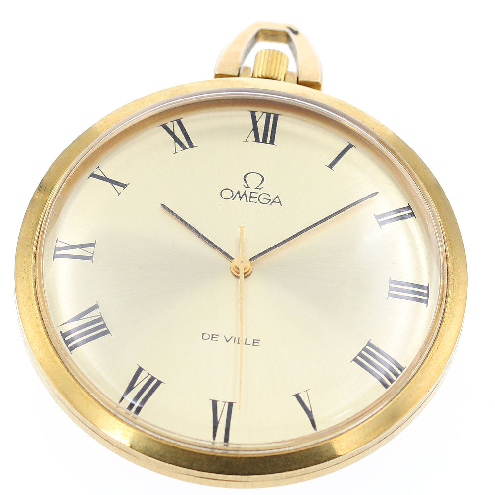 OMEGA De Ville Cal.1035 131.1746 gold Dial Hand Winding Pocket watch_864217