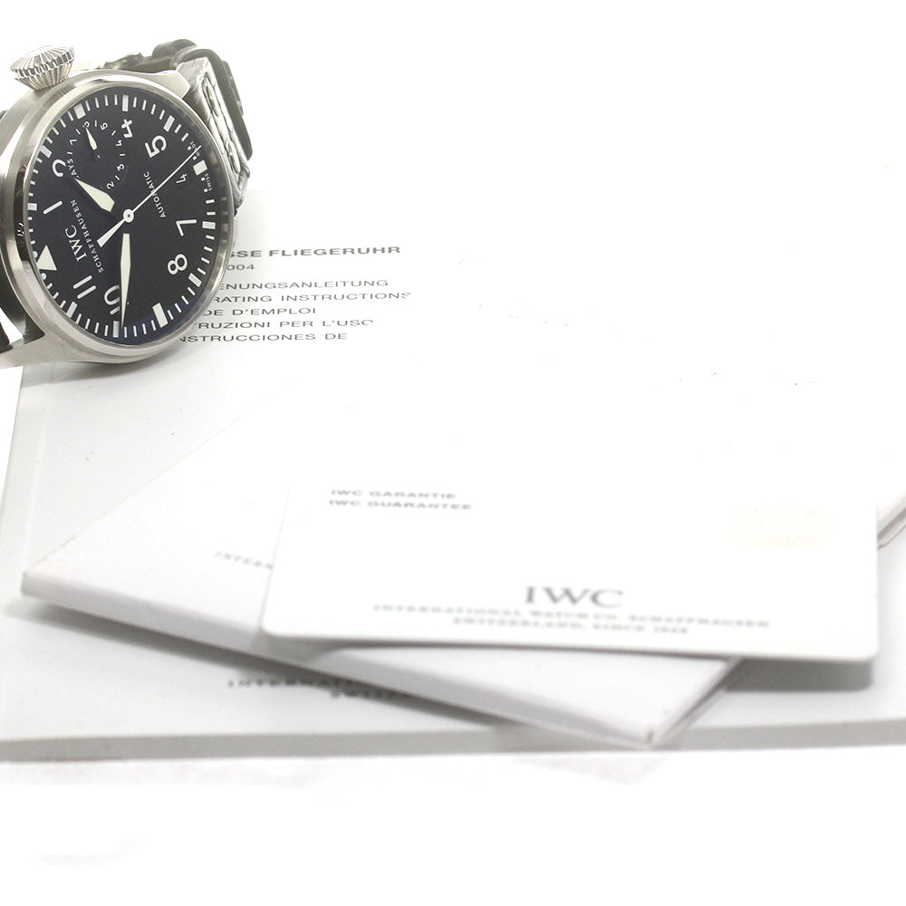 IWC SCHAFFHAUSEN Big pilot IW500401 7 Days black Dial Automatic Men's Watch_864233