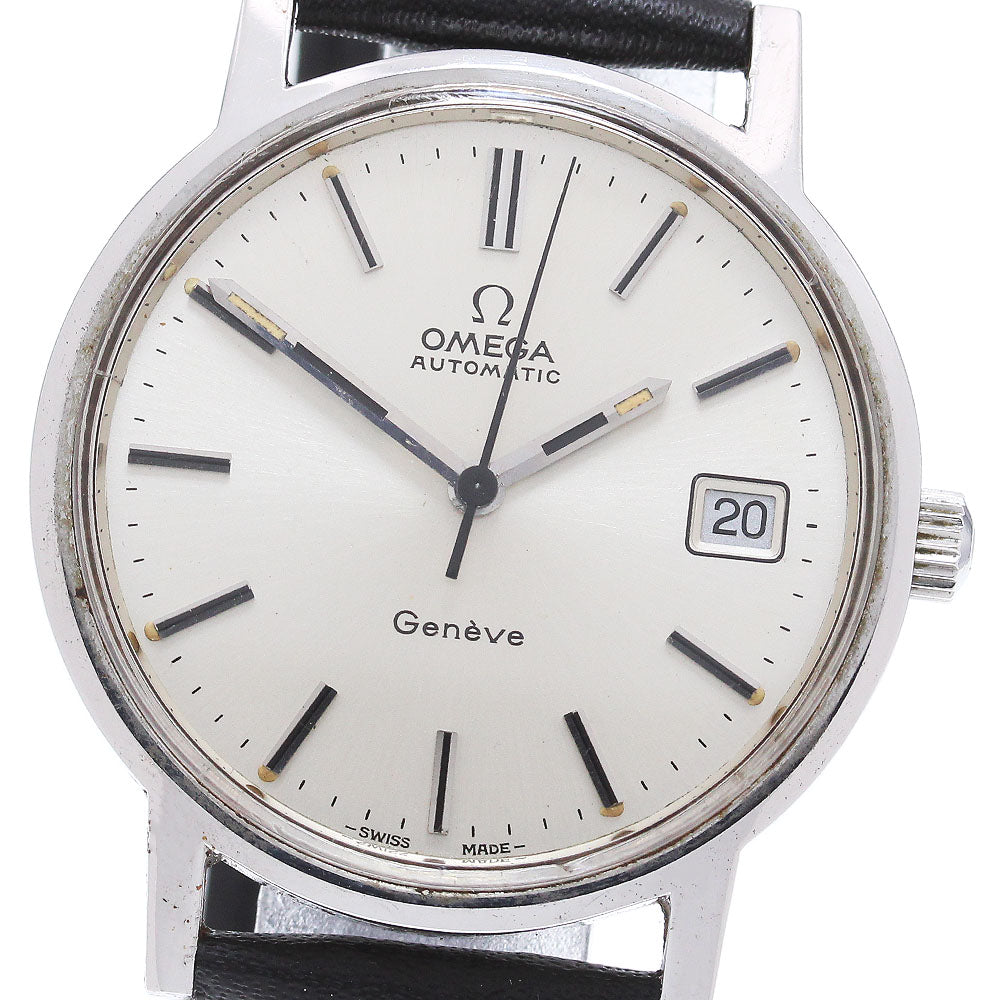 OMEGA Geneve 166.0163 Date cal.1012 Silver Dial Automatic Men's Watch_864239