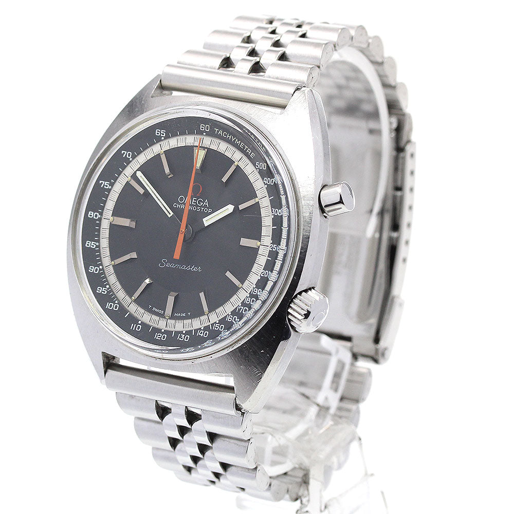OMEGA Seamaster Chronostop 145.007 Cal.865 Black Dial Hand Winding Men's _864258