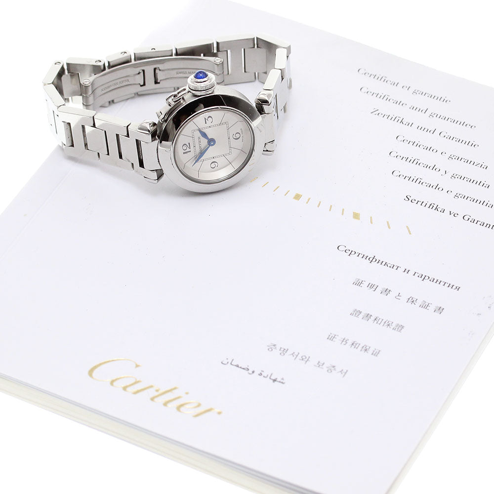 CARTIER Miss Pasha W3140007 Silver Dial Quartz Ladies Watch_864305