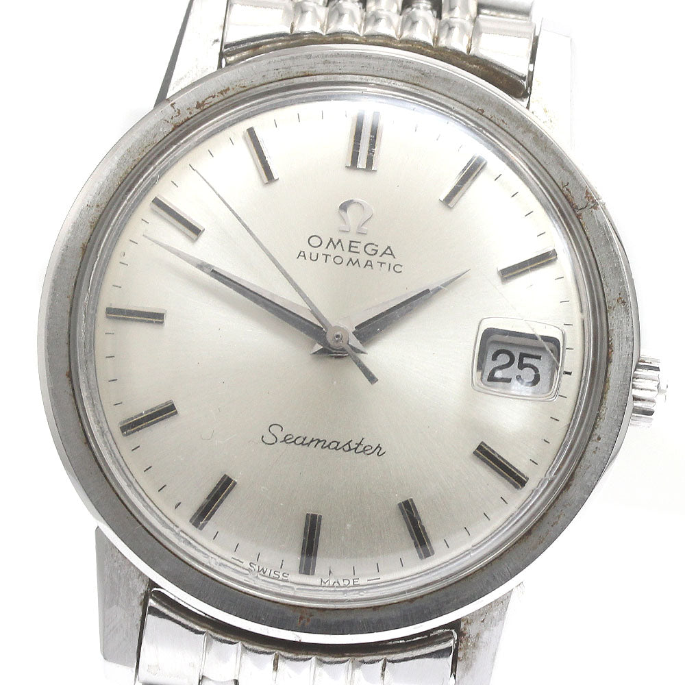 OMEGA Seamaster Date Rice Breath Silver Dial Automatic Men's Watch_864330