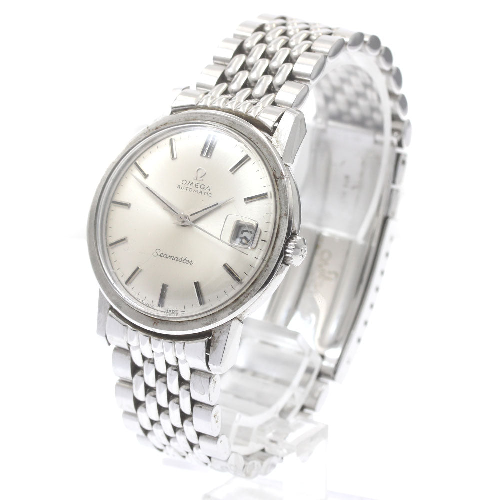 OMEGA Seamaster Date Rice Breath Silver Dial Automatic Men's Watch_864330
