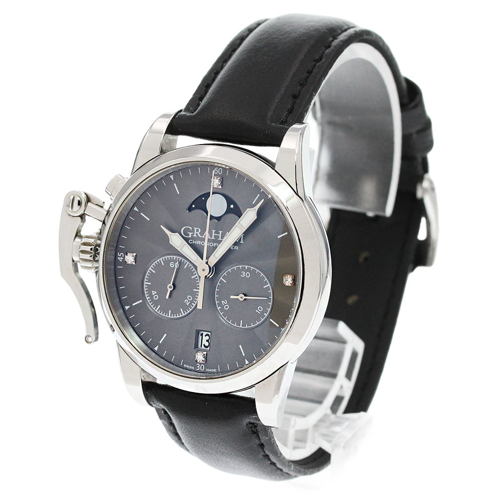 GRAHAM Chronofighter 1695 2CXBS 4P diamond gray Dial Quartz Ladies Watch_864344