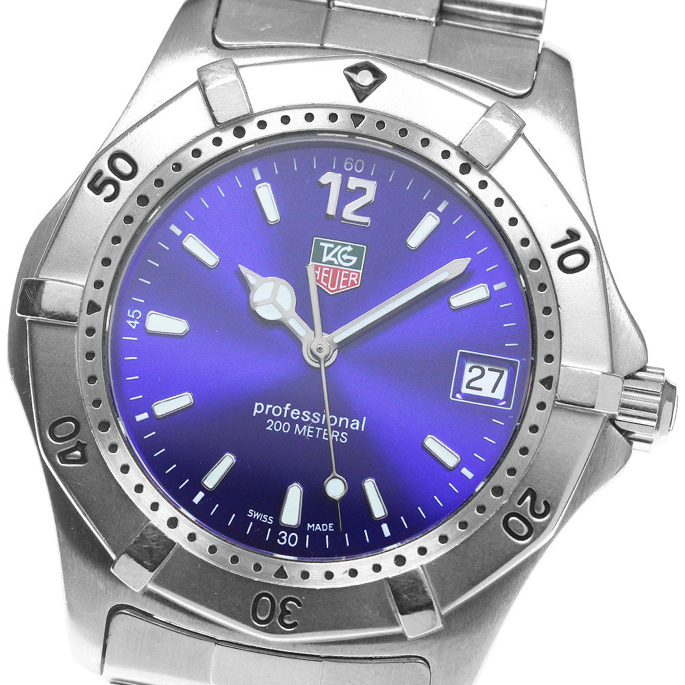 TAG HEUER Professional 200M WK1116.BA0311 Date blue Dial Quartz Men's_864364