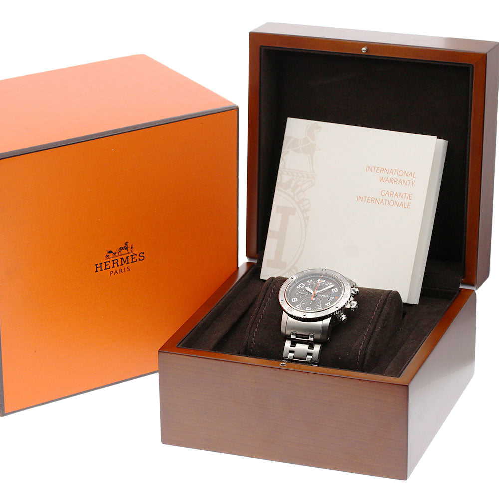 HERMES Clipper diver CP2.941 Chronograph Gray Dial Automatic Men's Watch_864370
