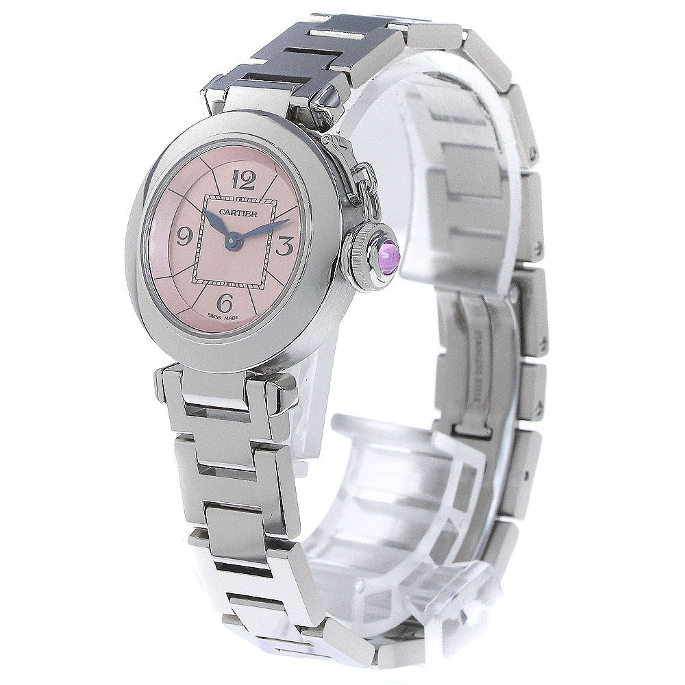 CARTIER Mispacha W3140008 Pink Dial Quartz Ladies Watch_864384