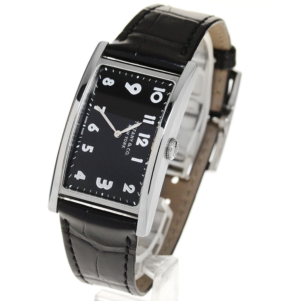 TIFFANY&Co. East West 34677352 black Dial Quartz Boy's Watch_864467