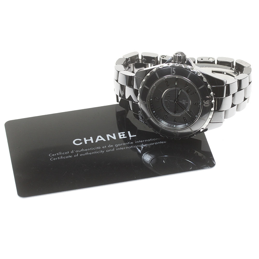 CHANEL J12 Chromatic H2978 Date Gray Dial Quartz Ladies Watch_864486