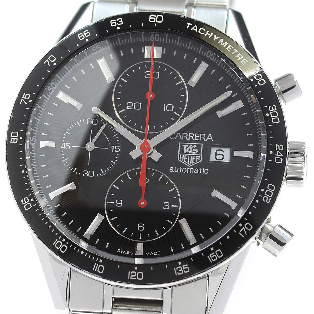 TAG HEUER Carrera CV2014-2 Chronograph Date black Dial Automatic Men's_864495