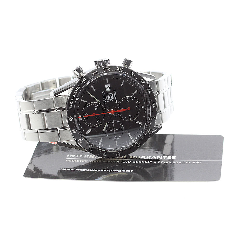 TAG HEUER Carrera CV2014-2 Chronograph Date black Dial Automatic Men's_864495