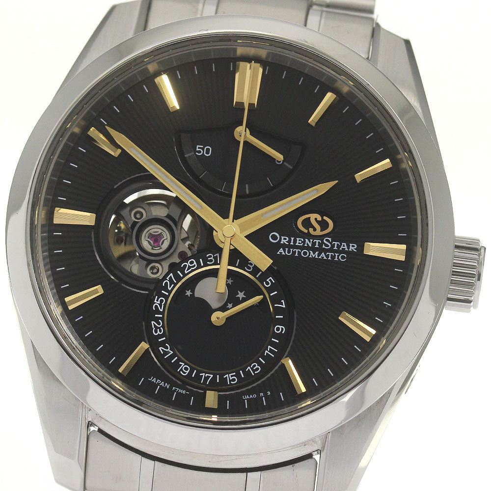 ORIENT Orient star F7M6-UAA0 Power reserve black Dial Automatic Men's Watch_864498
