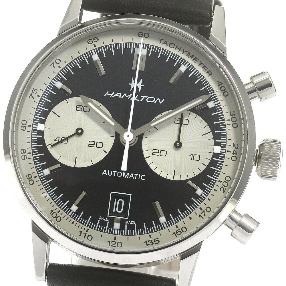 HAMILTON Intramatic 68 H387160 Limited to 1968 Black Dial Automatic Men's_864499