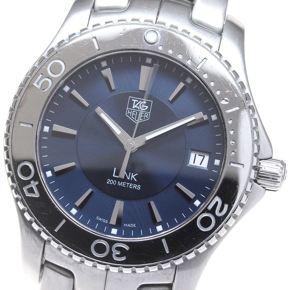 TAG HEUER Link WJ1112-0 Date Navy Dial Quartz Men's Watch_864503