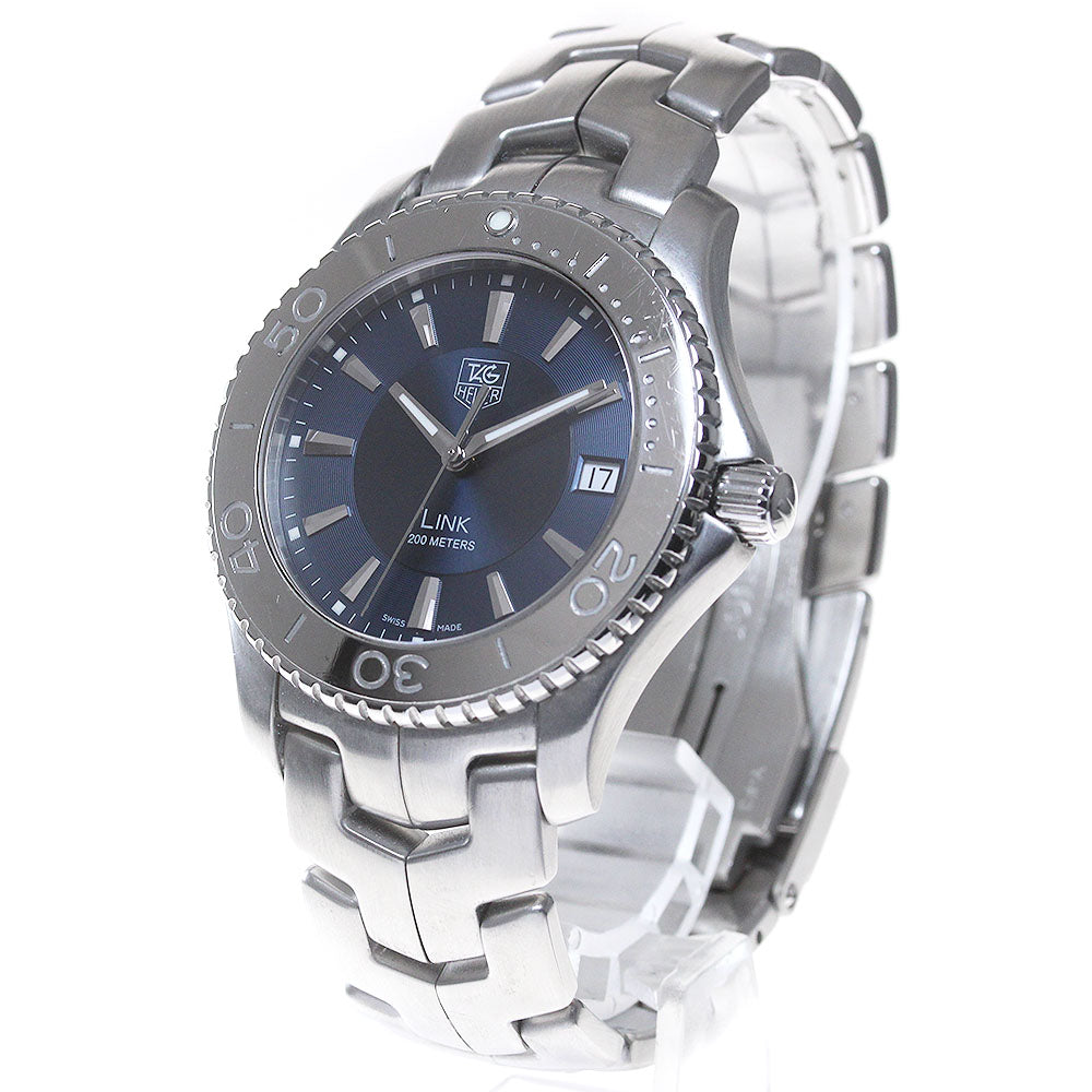 TAG HEUER Link WJ1112-0 Date Navy Dial Quartz Men's Watch_864503